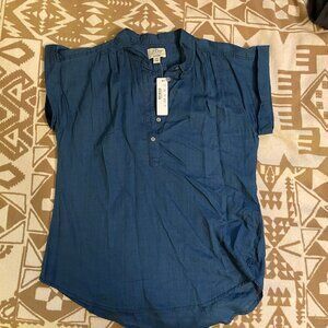 New with Tags J.Crew denim Petite Small shirt